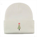 Christmas Tree Beanie-Off White