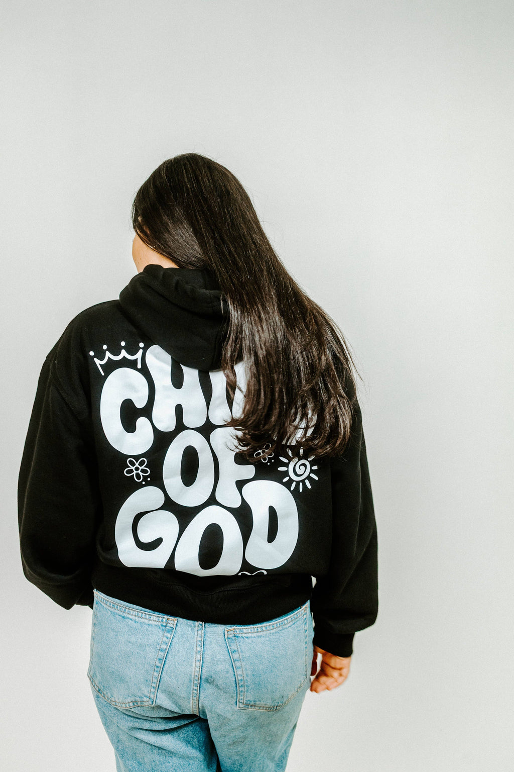 CHILD OF GOD PULLOVER HOODIE: M