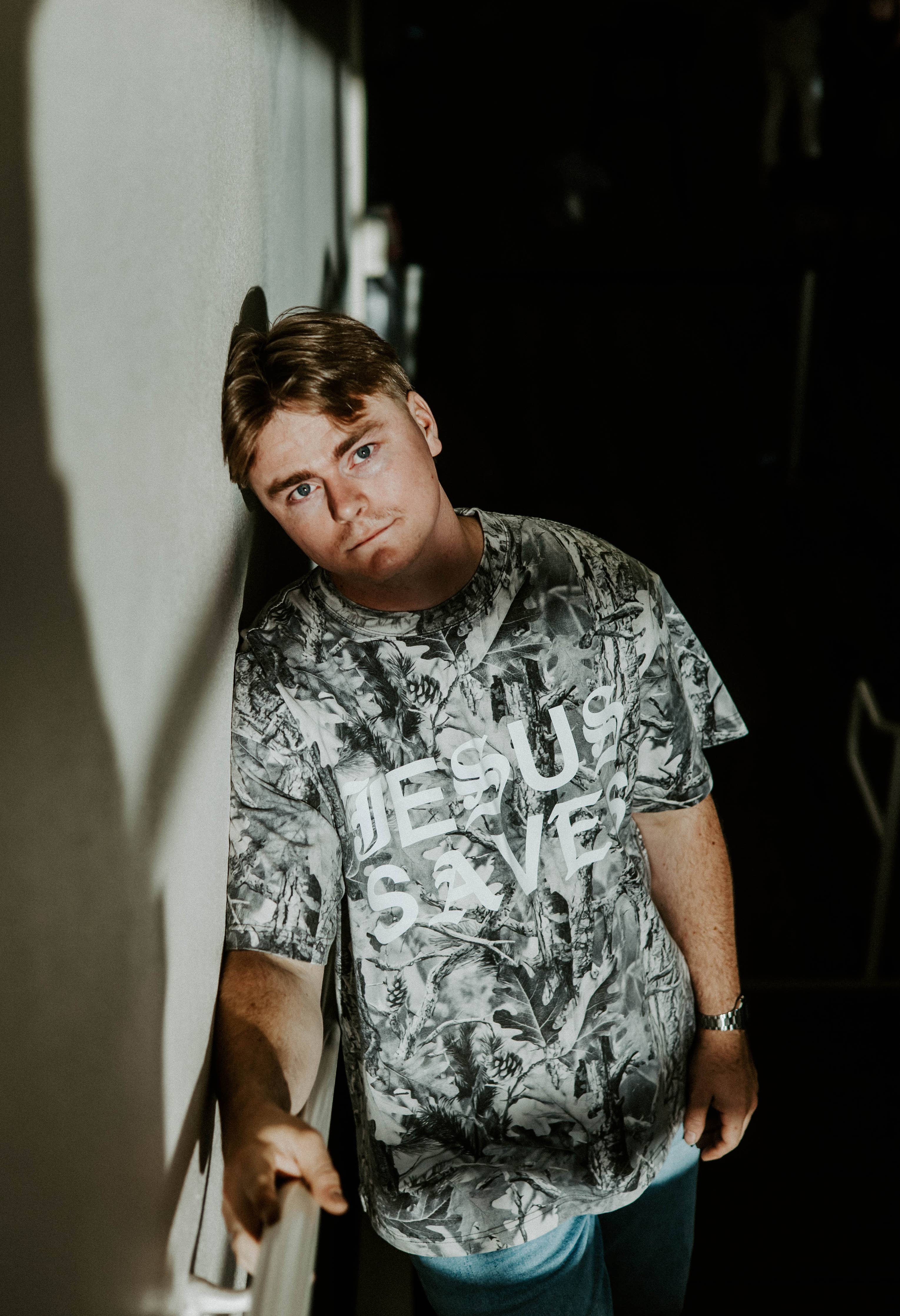 Jesus Saves Unisex Camo: Grey / M