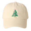 Beige Christmas Tree Hat