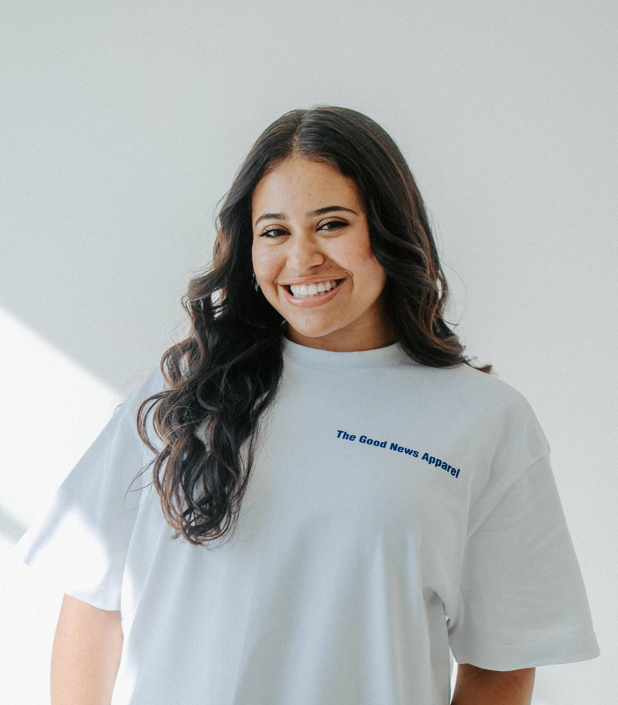 HE RESTORES MY SOUL TEE IN WHITE: XL