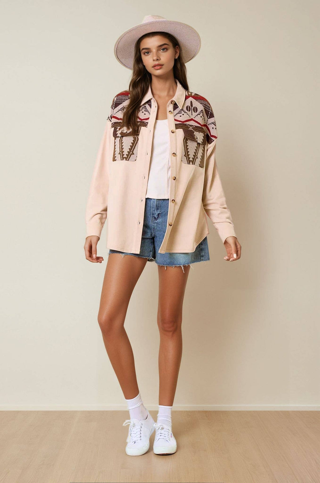 Aztec Shirt Jacket