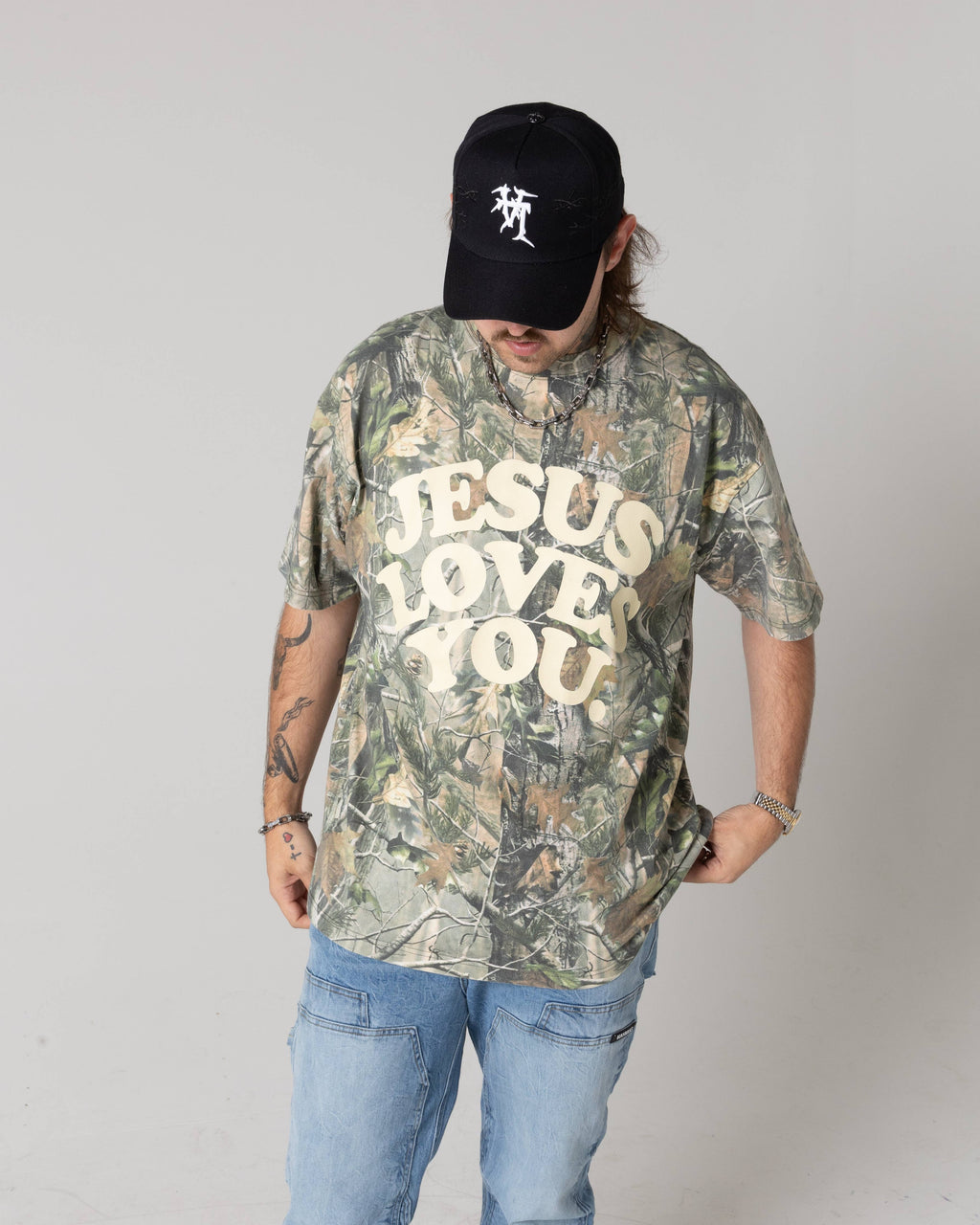 LMTD || Heavyweight Camo Tee || Oversized S
